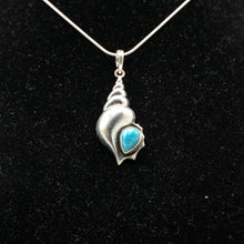 Load image into Gallery viewer, Larimar Shell Pendant