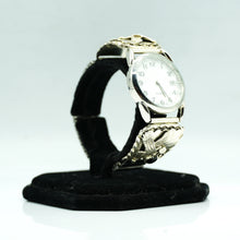 Load image into Gallery viewer, Navajo Sterling Kokopelli Silver Watch with Mother of Pearl Face – HandcraftedSterling Silver