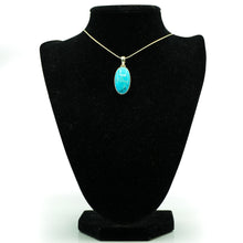 Load image into Gallery viewer, Turquoise pendant in 925 Silver