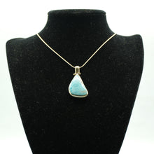 Load image into Gallery viewer, Double sided Larimar Pendant in 925 Silver