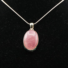 Load image into Gallery viewer, Rose Quartz Pendant 925 Silver