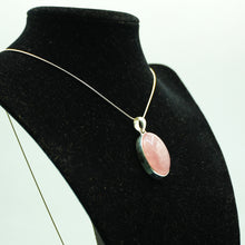 Load image into Gallery viewer, Rose Quartz Pendant 925 Silver