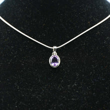 Load image into Gallery viewer, Amethyst Pendant 925 Silver