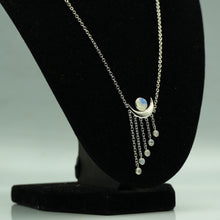 Load image into Gallery viewer, Moonstone Necklace 925 Silver