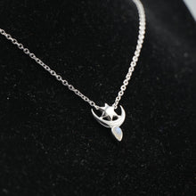 Load image into Gallery viewer, Moonstone Necklace 925 Silver