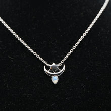 Load image into Gallery viewer, Moonstone Necklace 925 Silver
