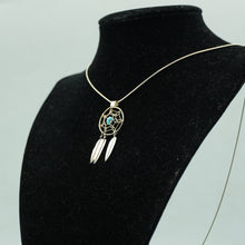 Load image into Gallery viewer, Zuni Dreamcatcher Pendant in Sterling Silver