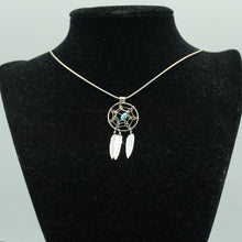 Load image into Gallery viewer, Zuni Dreamcatcher Pendant in Sterling Silver