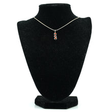 Load image into Gallery viewer, Zuni Sterling Silver Triple-Stone Pendant