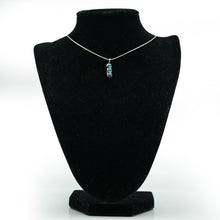Load image into Gallery viewer, Zuni Sterling Silver Triple-Stone Pendant