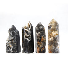 Load image into Gallery viewer, Black Sphalerite Towers