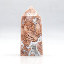Load image into Gallery viewer, Druzy Pink Agate Towers
