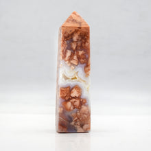 Load image into Gallery viewer, Druzy Pink Agate Towers