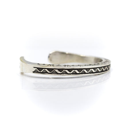 Navajo Solid Sterling Silver Bracelet