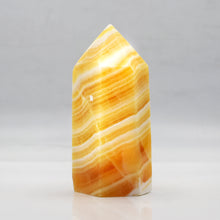 Load image into Gallery viewer, Banded Orange Calcite Towers