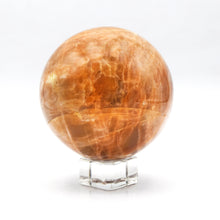 Load image into Gallery viewer, Peach Moonstone Sphere
