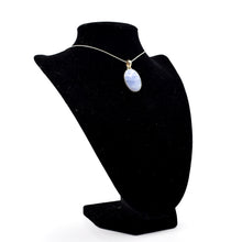 Load image into Gallery viewer, Blue Lace Agate Pendant 925 Silver