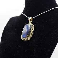 Load image into Gallery viewer, Labradorite Pendant 925 Silver