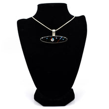 Load image into Gallery viewer, Zuni Night Sky Pendant – Sterling Silver with Sunface, Moon & Stars
