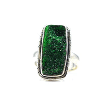 Load image into Gallery viewer, Green Garnet Ring 925 Silver