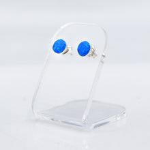 Load image into Gallery viewer, Zuni Synthesized Opal Earring in 925 Silver