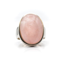 Load image into Gallery viewer, Rose Quartz Ring 925 Silver