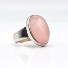 Load image into Gallery viewer, Rose Quartz Ring 925 Silver