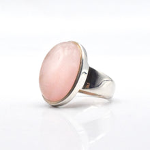 Load image into Gallery viewer, Rose Quartz Ring 925 Silver