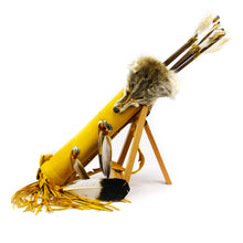 Load image into Gallery viewer, Navajo Suede Quiver with Bows, Coyote