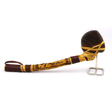 Load image into Gallery viewer, Navajo Stone Axe in Leather and Pyrographed Wood