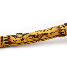 Load image into Gallery viewer, Navajo Stone Axe in Leather and Pyrographed Wood