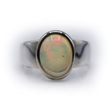 Load image into Gallery viewer, Ethiopian Opal Ring 925 Silver
