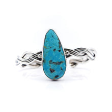 Load image into Gallery viewer, Navajo Turquoise Overlay 925 Silver bracelet
