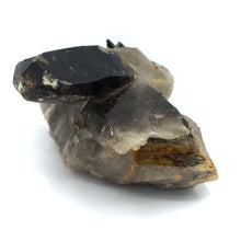 Load image into Gallery viewer, Green Tourmaline in Smoky Quartz