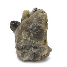 Load image into Gallery viewer, Green Tourmaline in Smoky Quartz