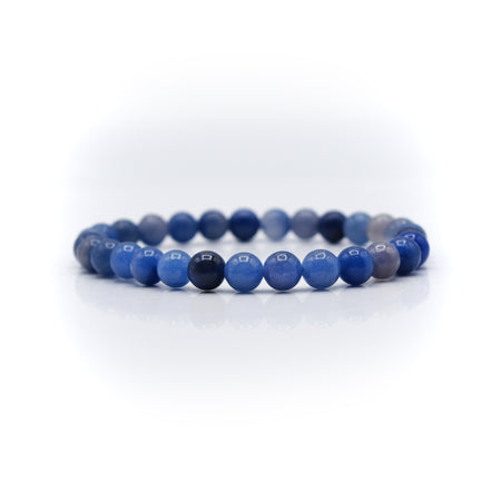 Blue Quartz Beaded Bracelet