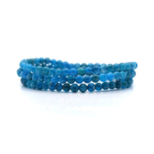Load image into Gallery viewer, Apatite 4mm Beaded Bracelet
