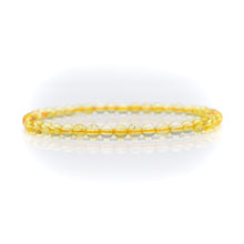 Load image into Gallery viewer, Citrine 4mm Beaded Bracelet
