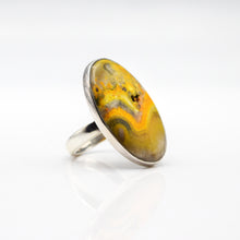 Load image into Gallery viewer, Bumblebee Jasper Ring 925 Silver