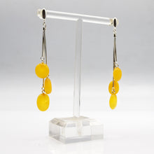 Load image into Gallery viewer, Amber Earrings in 925 Silver