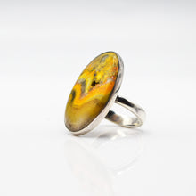 Load image into Gallery viewer, Bumblebee Jasper Ring 925 Silver