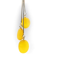 Load image into Gallery viewer, Amber Earrings in 925 Silver