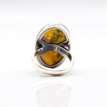 Load image into Gallery viewer, Bumblebee Jasper Ring 925 Silver