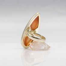 Load image into Gallery viewer, Carnelian Ring 925 Silver
