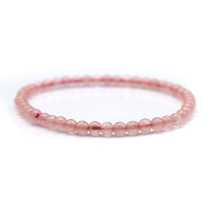 Rose Quartz Beaded Bracelet