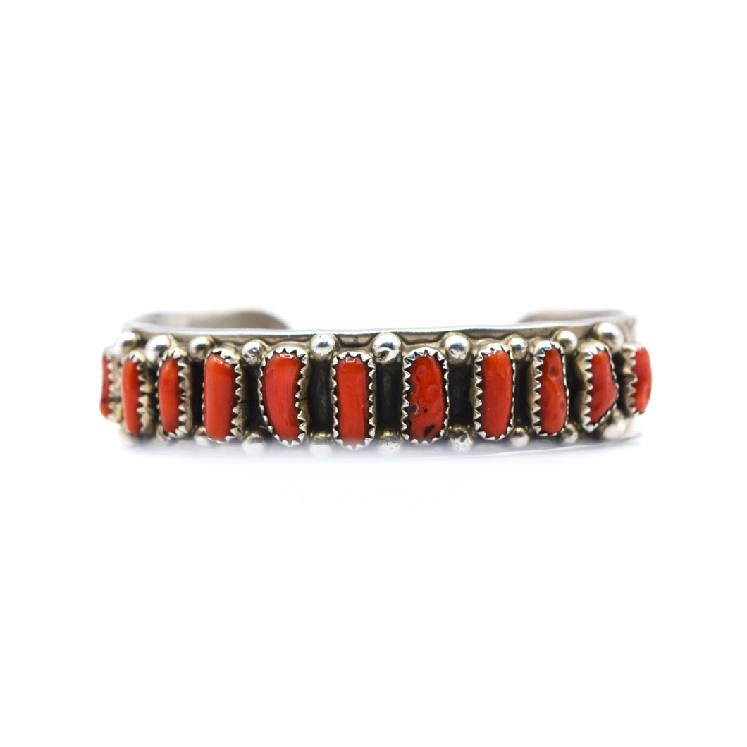Navajo Multi Stone Overlay 925 Silver bracelet
