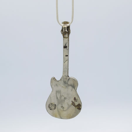 Coral And Onyx Guitar Pendants