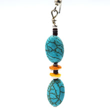 Load image into Gallery viewer, Navajo Turquoise and Shell Jewellery Set ( Necklace and Earrings)