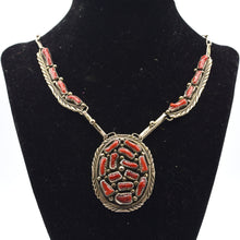 Load image into Gallery viewer, Zuni, Coral Necklace
