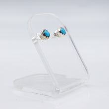 Load image into Gallery viewer, Navajo Turquoise Earrings in sterling Silver

